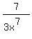 7%2F%283x%5E7%29