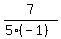 7%2F%285%2A%28-1%29%29