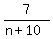 7%2F%28n%2B10%29