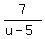 7%2F%28u-5%29