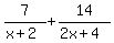 7%2F%28x%2B2%29%2B14%2F%282x%2B4%29