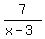 7%2F%28x-3%29