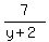 7%2F%28y%2B2%29