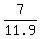 7%2F11.9