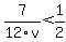 7%2F12v%3C1%2F2