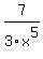 \"7%2F3x%5E5\"