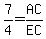 7%2F4=AC%2FEC