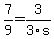 7%2F9=3%2F3s+