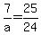 7%2Fa+=+25%2F24