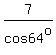 7%2Fcos+64%5Eo