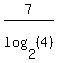 7%2Flog%282%2C%284%29%29
