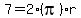 7=2%28pi%29r
