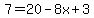 7=20-8x%2B3
