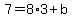 7=8%2A3%2Bb