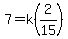 7=k%282%2F15%29+
