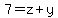 7=z%2By