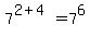 7%5E%282%2B4%29+=+7%5E6