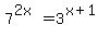 7%5E%282x%29=3%5E%28x%2B1%29
