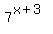 7%5E%28x%2B3%29
