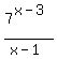 7%5E%28x+-+3%29%2F%28x+-+1%29