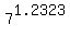 7%5E1.2323