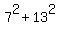 7%5E2%2B13%5E2