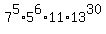 7%5E5%2A5%5E6%2A11%2A13%5E30