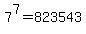 7%5E7+=+823543+