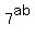 7%5Eab