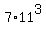 7+%2A+11%5E3