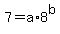 7+=+a%2A8%5Eb