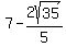 7-2sqrt%2835%29%2F5