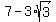 7-3%2Asqrt%283%29