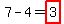 7-4=highlight%283%29
