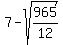 7-sqrt%28965%2F12%29