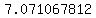 7.071067812