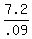 7.2%2F.09