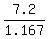 7.2%2F1.167