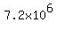 7.2x10%5E6