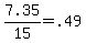 7.35%2F15+=+.49