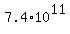 7.4%2A10%5E11
