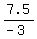 7.5%2F%28-3%29