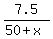 7.5%2F%2850%2Bx%29