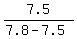 7.5%2F%287.8-7.5%29