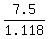 7.5%2F1.118