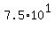 7.5+%2A+10%5E1