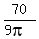 70%2F%289pi%29