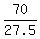 70%2F27.5
