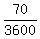 70%2F3600