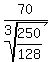 70%2Froot%283%2C250%2F128%29